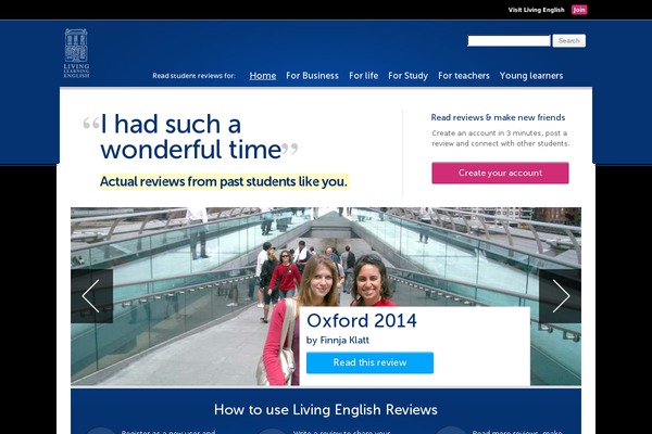 livingenglishreviews.com site used Livingenglish