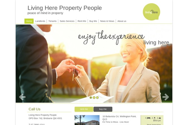 livingherepropertypeople.com.au site used Agents