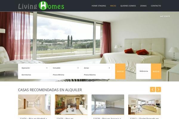 WP Residence theme site design template sample