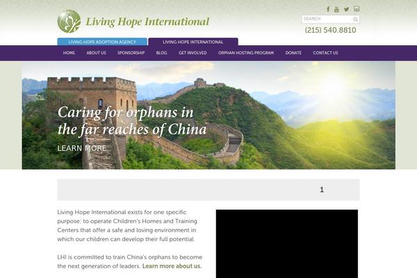 livinghopeintl.org site used Livinghope-international