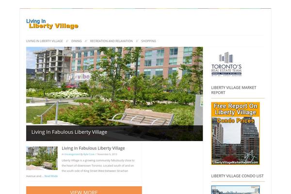 livinginlibertyvillage.ca site used Blogplaza