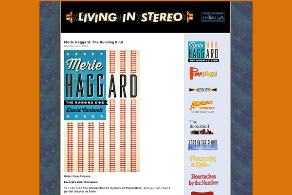 livinginstereo.com site used Stylish_blue_modern