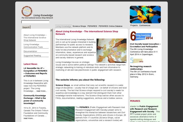livingknowledge.org site used Livingknowledge