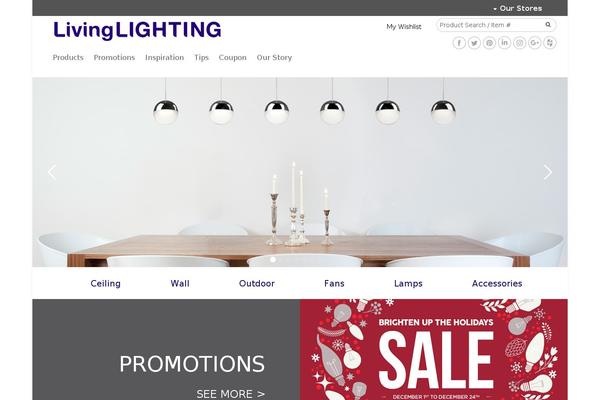 livinglighting.com site used Livinglighting-child