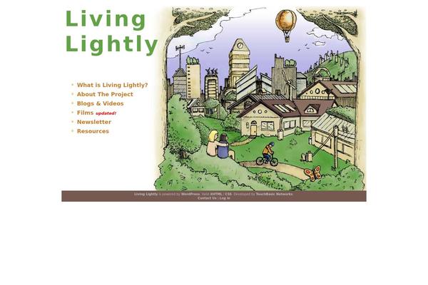 livinglightly.ca site used Livinglightly