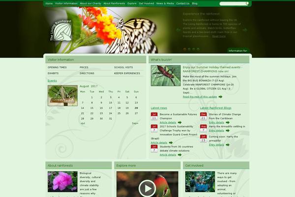 livingrainforest.org site used Tlr