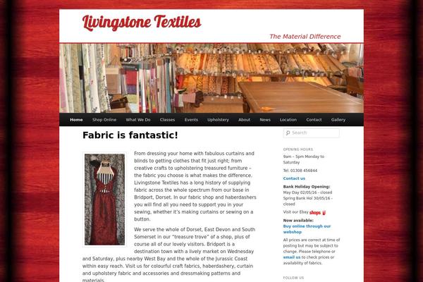livingstonetextiles.com site used Livingstone-textiles