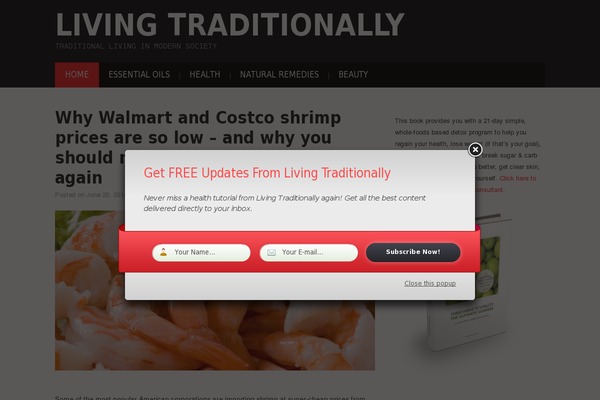 livingtraditionally.com site used Living2015