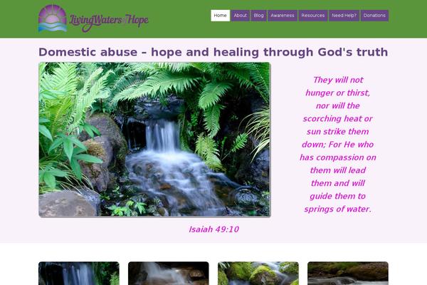 livingwatersofhope.com site used Outreach Pro