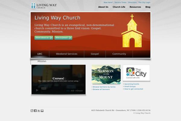 WordPress website example screenshot