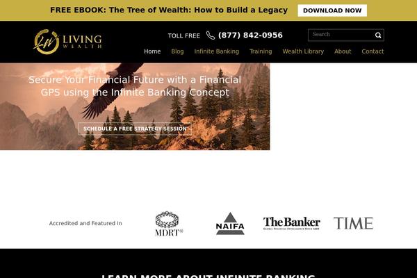 livingwealth.com site used Living-wealth