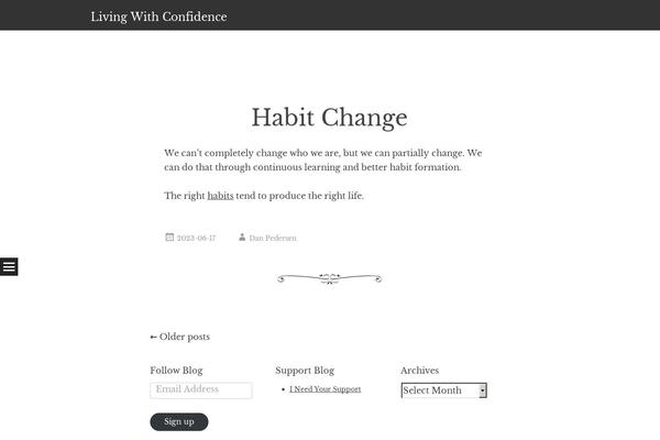 WordPress website example screenshot
