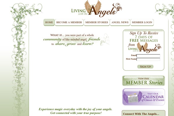 livingwiththeangels.com site used Lifestyle-1.1