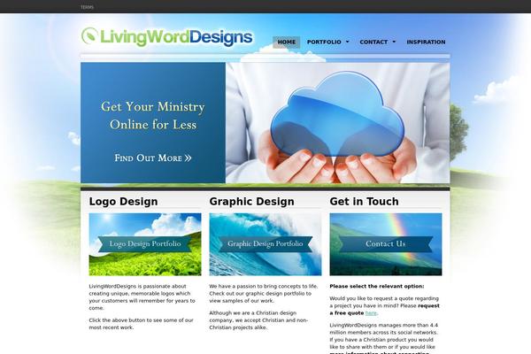 livingworddesigns.com site used Theme-intersect