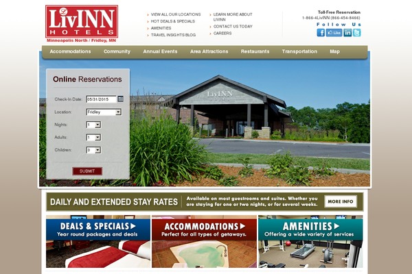 Default theme site design template sample