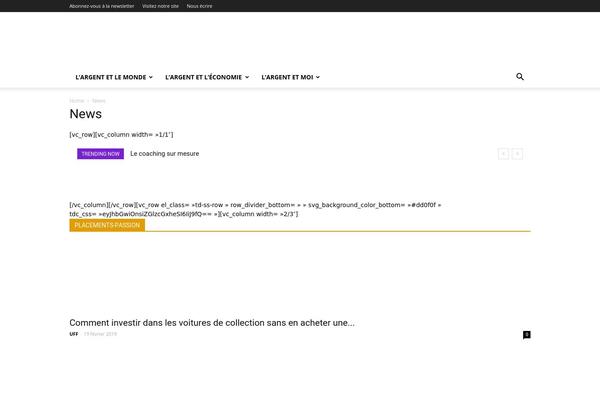 WordPress website example screenshot