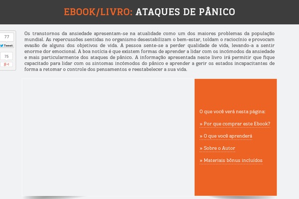 livroataquesdepanico.com site used Ebooks