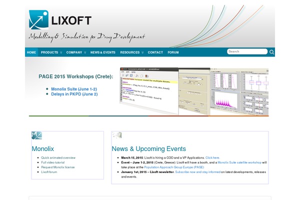 lixoft.com site used Suffusion-lixoft