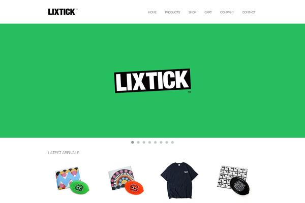 lixtick.com site used Lixtickshop