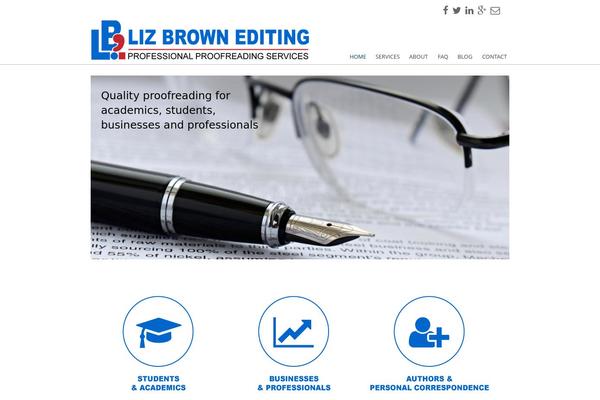 WordPress website example screenshot