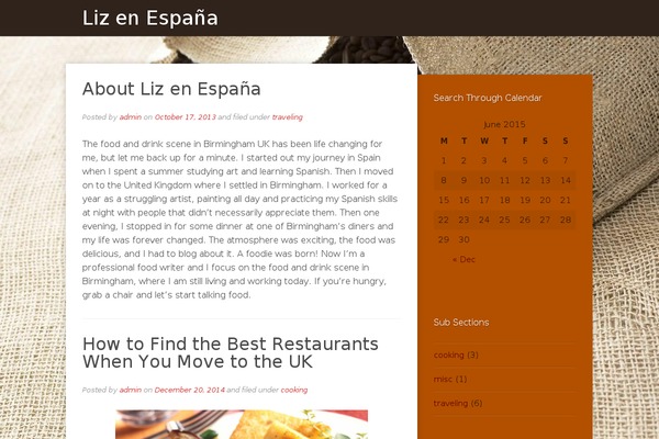 Espressionista theme site design template sample