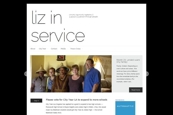 WordPress website example screenshot