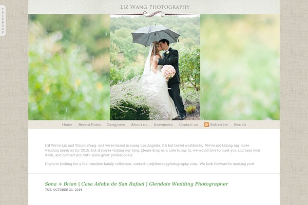 WordPress website example screenshot