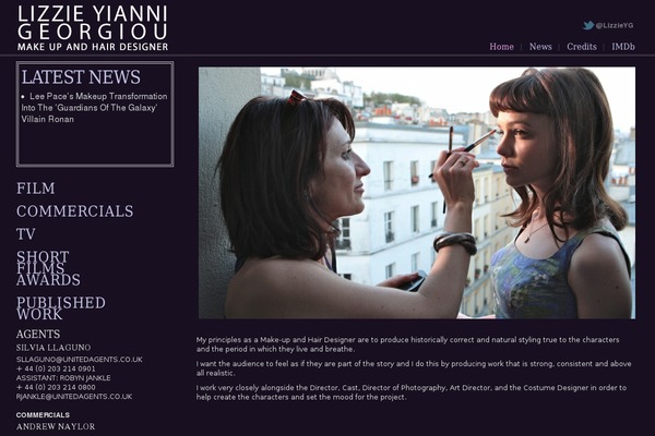 Site using Ditty News Ticker plugin