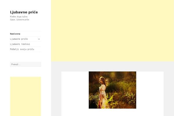 Twenty Fifteen theme site design template sample