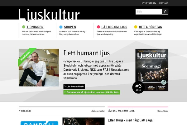 ljuskultur.se site used Ljuskultur