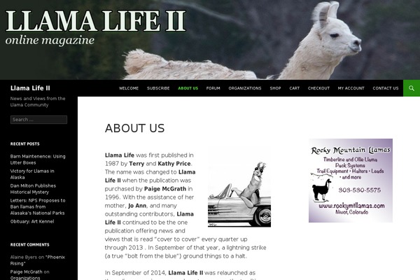 Twenty Fourteen theme site design template sample