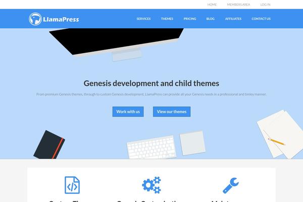 llamapress.com site used Llamapress