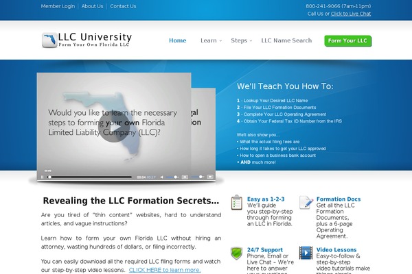 WordPress website example screenshot