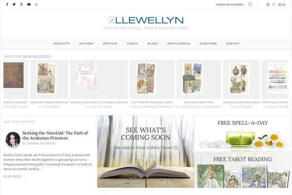 llewellyn.com site used Everly
