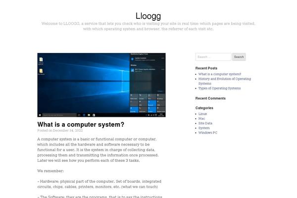 lloogg.com site used Scaffold