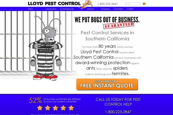 lloydpest.com site used Lpc