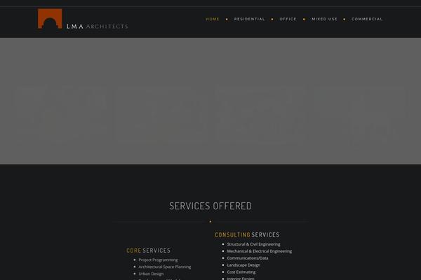 Archi theme site design template sample