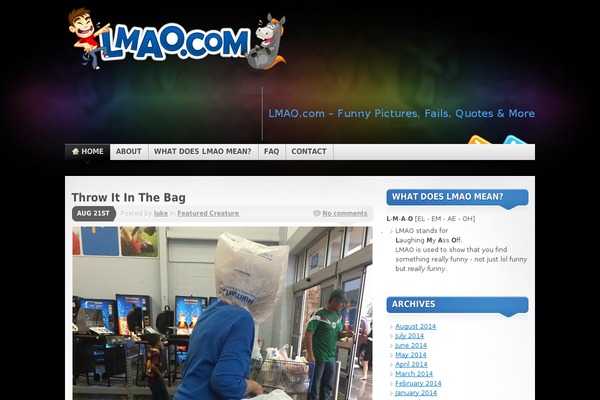 WordPress website example screenshot