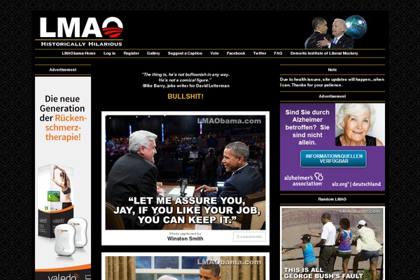 lmaobama.com site used Adclerum