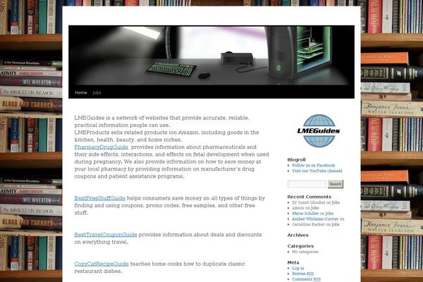 Twenty Ten theme site design template sample