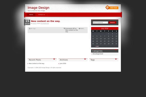 iDream theme site design template sample