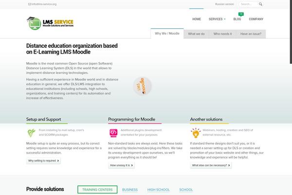 WordPress website example screenshot