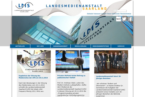 lmsaar.de site used Lms-theme