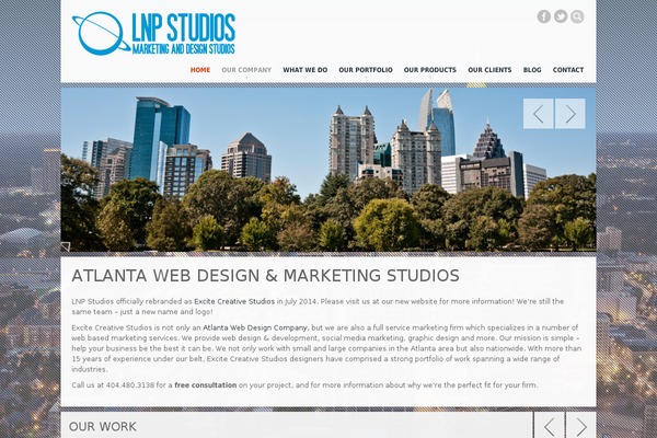Fullscene theme site design template sample