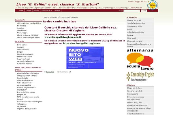 lnx.liceogalilei.org site used Heiterrock