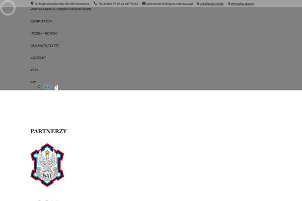 The7 Child theme site design template sample