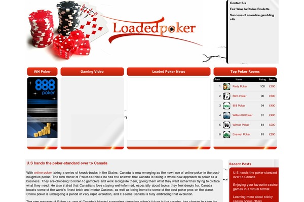 loadedpoker.co.uk site used Loadedpoker