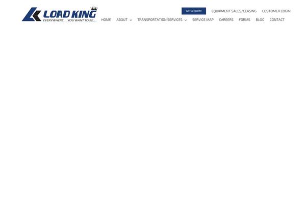 loadkingtransport.com site used Loadking-child-theme