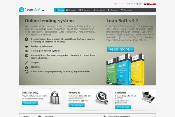 loan-soft.com site used Loansoft