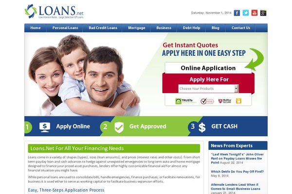 loans.net site used Loans